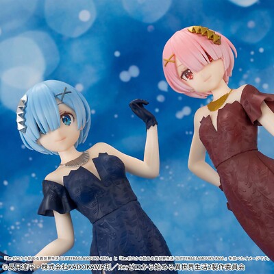 Re:Zero GLITTER & GLAMOURS Ram Rem Figure Set New Japan | eBay