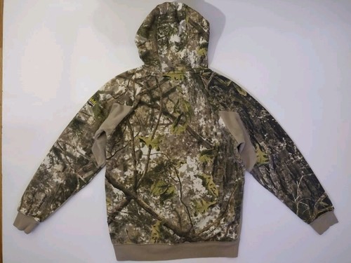 Cabela's Camo Hoodie Sweatshirt Men's S Embroidered Logo Pullover fleece - Picture 5 of 12