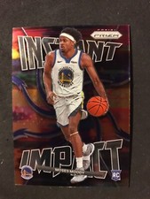 2021-22 Panini Prizm Instant Impact Moses Moody #24 RC Golden State Warriors