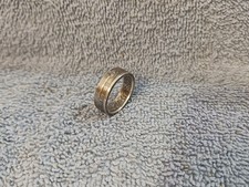 1993 90  Silver Proof Washington Quarter size 7- 1/2  coin ring handmade