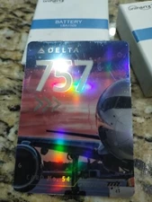 DELTA AIR LINES PILOT TRADING CARD 54 BOEING B757-300 CARD 2022