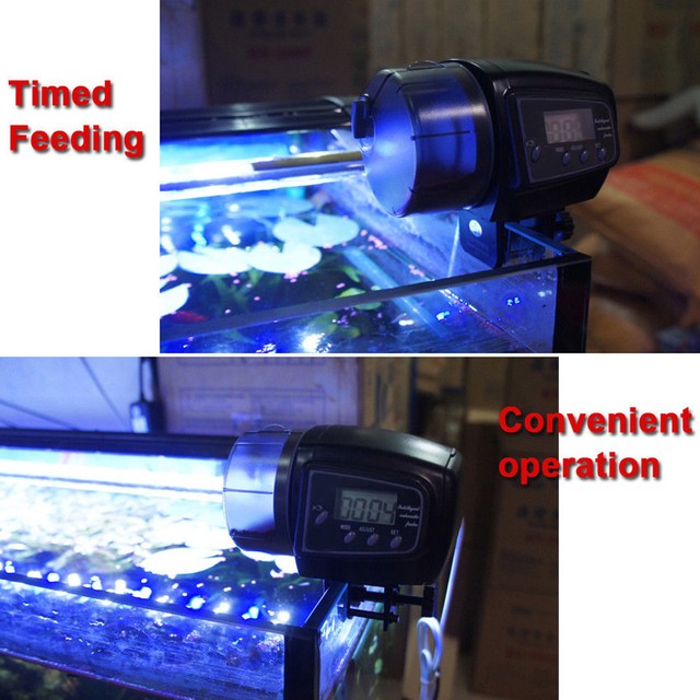 Aquarium Tank Pond Feeding Timer Digital Lcd Auto Automatic Fish