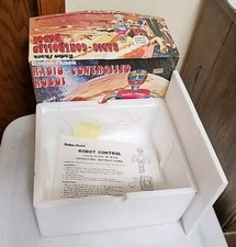 BOX ONLY Radio Controlled Toy Robot VTG 1980 Radio Shack Inflatable 3 Foot