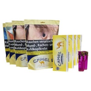 4 X Camel Volumen Tabak 130 G 4 X Camel Hulsen 2 X Feuerzeug Ebay