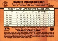 Dwight Gooden Baseball Cards Collection***You Pick*** Base, Inserts