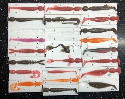Bait Molds, Giessform für Gummifisch, Gummiköder Injection, Zander, Barsch 