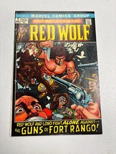 RED WOLF #1 1972 GIL KANE LOBO FRIEDRICH ROY THOMAS MARVEL COMIC MJ