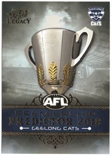2018 AFL SELECT LEGACY [SILVER PREMIERSHIP PREDICTOR] CARD - PP14 (GEELONG) #69