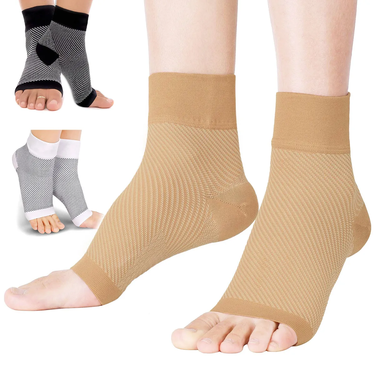 1-5Pair Ankle Brace Support Plantar Fasciitis Night Splint Drop Foot Pain  Relief
