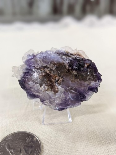 64g Natural Raw Cubic & Dogtooth Fluorite Specimen Pakistan - Picture 4 of 5