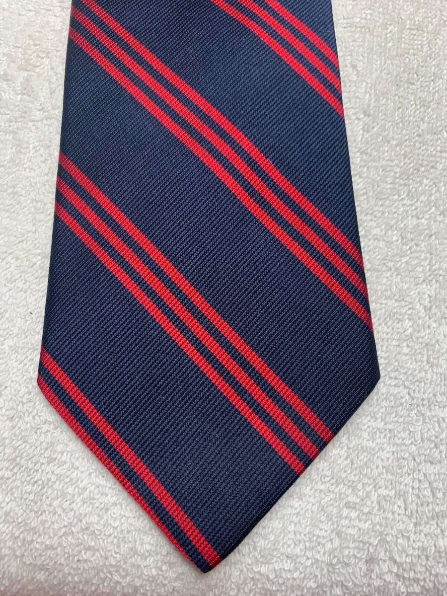 Brooks Brothers ネクタイ ニットタイ レッド ボルドー ネイビー BROOKS BROTHERS MENS TIE NAVY BLUE WITH RED 3.75 X 59 | eBay