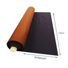 Tessuto tecnico al metro in cotone e neoprene accoppiato da rotolo double face 