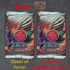 Dawn of Perim Rare 1st Edition Copper Lettering Chaotic TCG