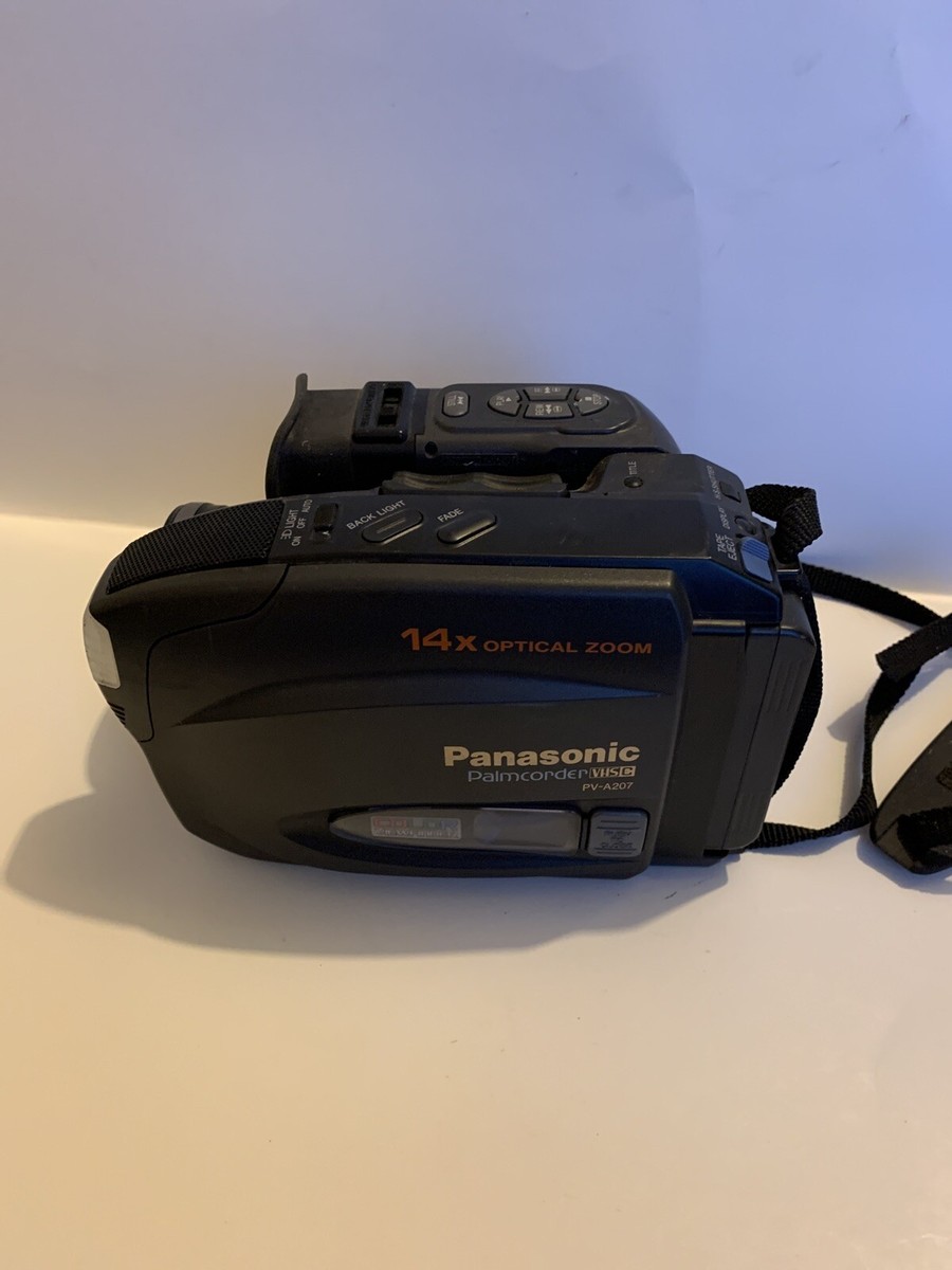 Panasonic Camcorder Palmcorder PV A207D VHS C Cassette Tape 14 X