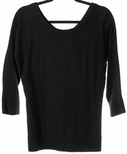 col rond Kate l'arrière Pull Spade nœuds à détail Noir à de et orné HIZtI