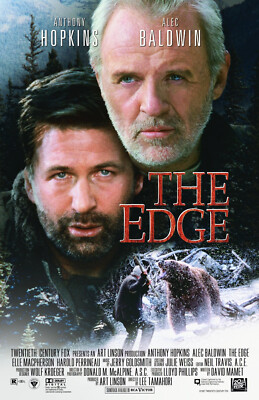 AA4657 The Edge Film By Lee Tamahori 1997 Cast Movie Poster 11x17