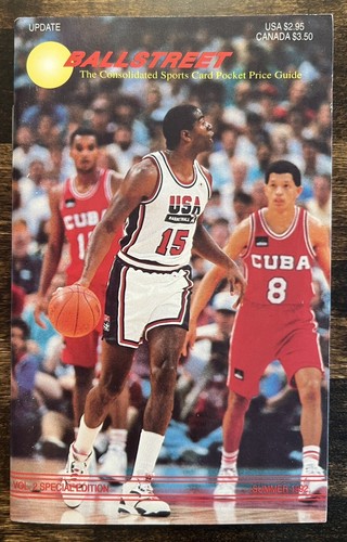 🏀1992 Ballstreet Uncut 4-CARD mag w/ RC Shaquille O’Neal + USA Magic Johnson - Picture 3 of 6