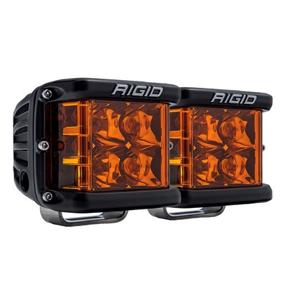 Rigid Industries 262214 D-Ss LED Aus Road Licht Punkt Mit Amber Pro Linse Paar