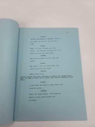 LAVERNE & SHIRLEY / Barry Rubinowitz 1982 TV Script, "Lost in Spacesuits" - Picture 6 of 9