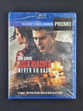 SEALED NEW Jack Reacher: Never Go Back Blu-ray  DVD FREE SHIPPING 