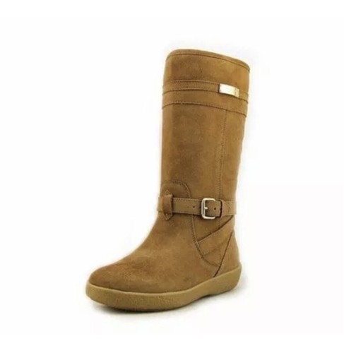 Coach Tallulah Camel Suede Shearling 