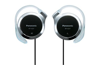 Panasonic RP-HZ47-K on-ear clip headphones ear hanging type Silver