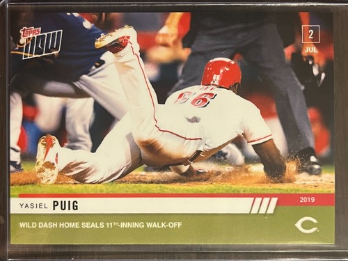 2019 Topps Now 467 Yasiel Puig