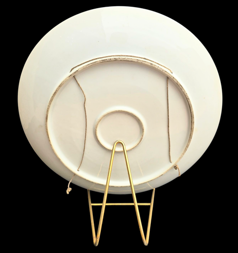 LIMOGES PLAT PORCELAINE PORTRAIT PIERROT D'APRES LEON COMERRE CHARGER L.DADAT N2 - Picture 7 of 10