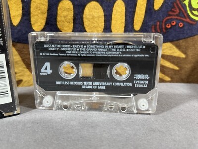 Ruthless Records  EAZY-E It's On (Dr. Dre) 187um Killa CASSETTE TAPE Ruthless