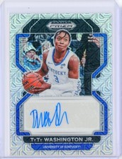 2022-23 Panini Prizm Draft TYTY WASHINGTON JR. MOJO AUTO Autograph RC 16/25