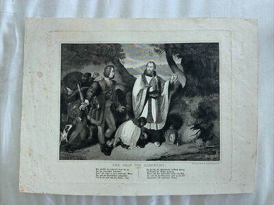 Graf von Habsburg F Bauer engraving Biedermeier 1820 Austria