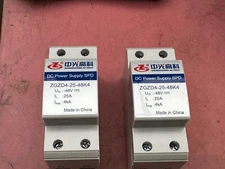 ZHONGGUANG Hi-Tech DC Power Supply SPD ZGZD4-25-48K4, Lot of 2