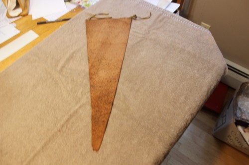 1910's Washington DC 22" soft leather vertical pennant - Picture 6 of 6