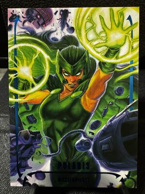 2024 Marvel Masterpieces Nahuel Grego Tier 3 Polaris Blue Wave 36/49