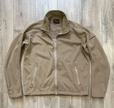 MIL-TEC Men’s Full-Zip Softshell Jacket Large Tan Germany