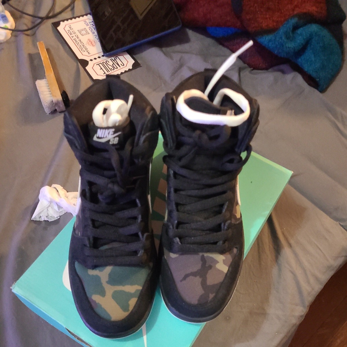 Size Nike Dunk SB High Camo 888408240934