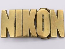 Nikon Camera Photography Film Vintage Belt Buckle