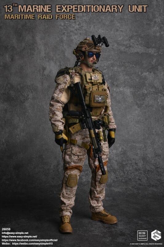 EASY & SIMPLE 26059 Maritime Raid Force 13th MEU soldat 1/6