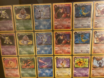 FRAMED ALL HOLOS Pokemon COMPLETE Original 151/150 AND Team Rocket COMPLETE