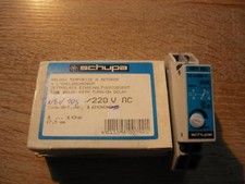 Schupa Zeitrelais NEV 10s/220V AC1W REG Neu OVP 1-10Sek. 