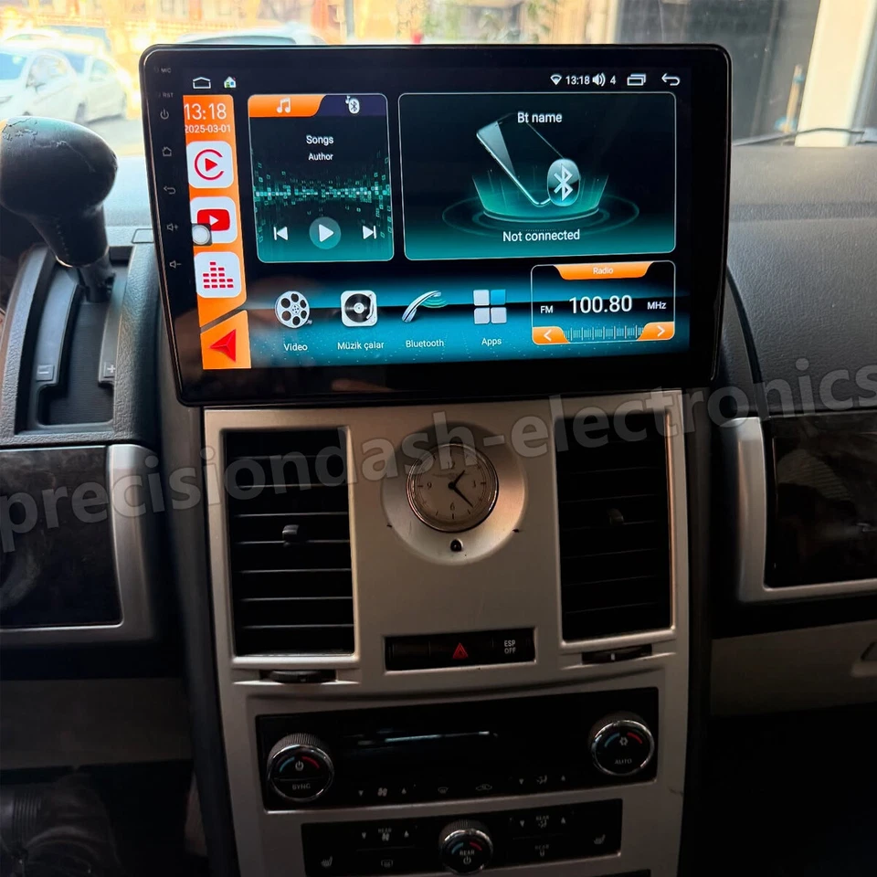 Android 13 Carplay Car Stereo Radio GPS For 2008-2012 Chrysler Town & Country Foto 3 de 4