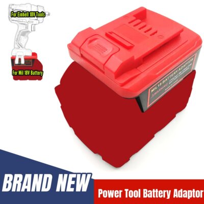 Akku Adapter für Milwaukee 18V Konvertieren zu für Einhell 18V Elektrowerkzeug