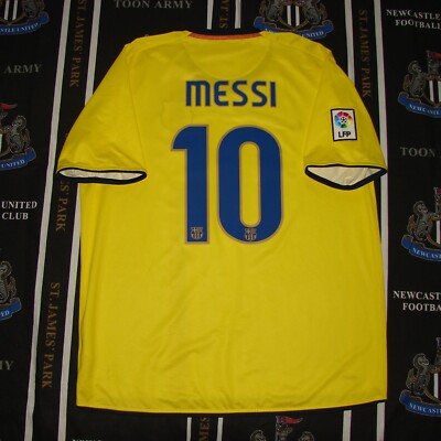 Barcelona Away Football Shirt Jersey 2008 2009 Nike Lionel Messi
