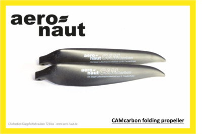 Aero-Naut 17 x 13   CAMcarbon klappbare Propellerblätter 8 mm Wurzel (Paar) schneller Versand