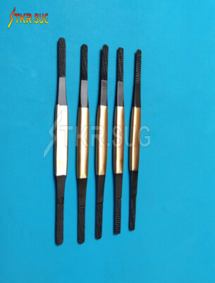 Double Ended TC Nasal Fomon Rasp Nasal Surgery Set Gold Black 5 PCS best Quality