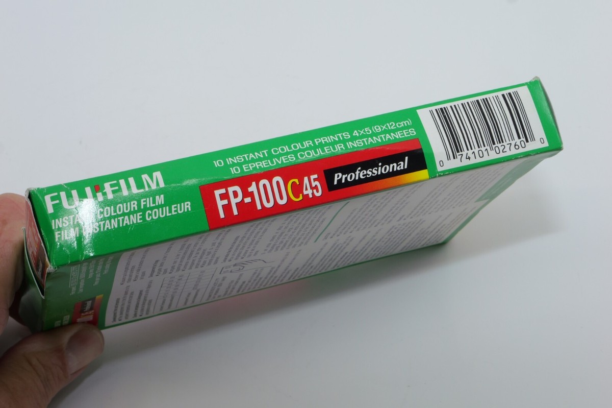FP100C45 富士フイルム　4×5用　2012/10 FujiFilm FP-100c 45. 2 Boxes of 10 shts. 4x 5