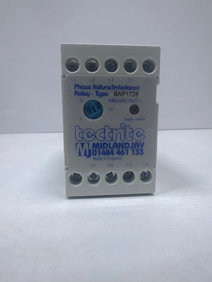 Tectrite Midland JAY BAP1728 Supply Monitoring Relay - Image 2 of 4