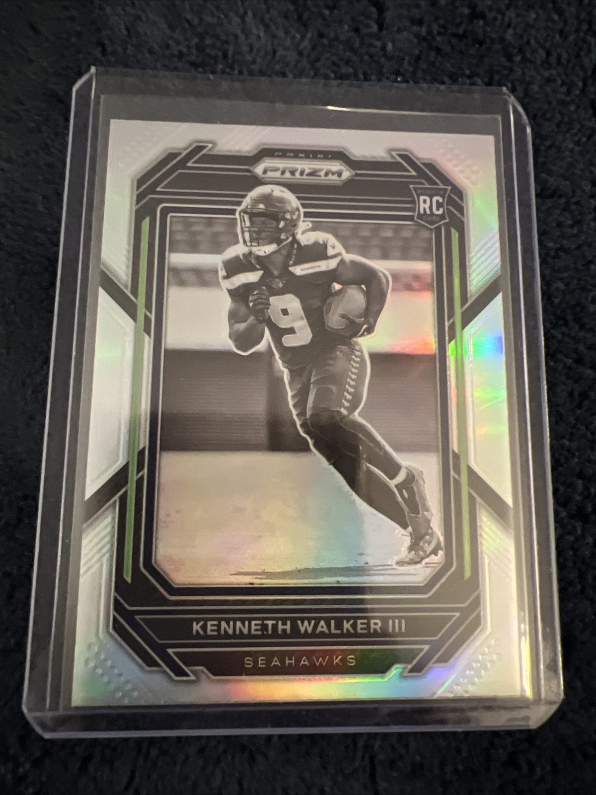 2022 Panini Prizm KENNETH WALKER III Silver Rookie RC Variation SP Seahawks #318