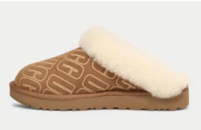 【UGG】W CLUGGETTE Ugg Womens Cluggette UGG Graphic Slipper Size US 7 Chestnut | eBay