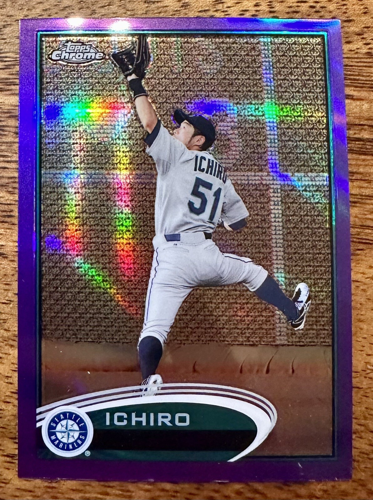 2012 Topps Chrome Ichiro Purple Refractor SP!